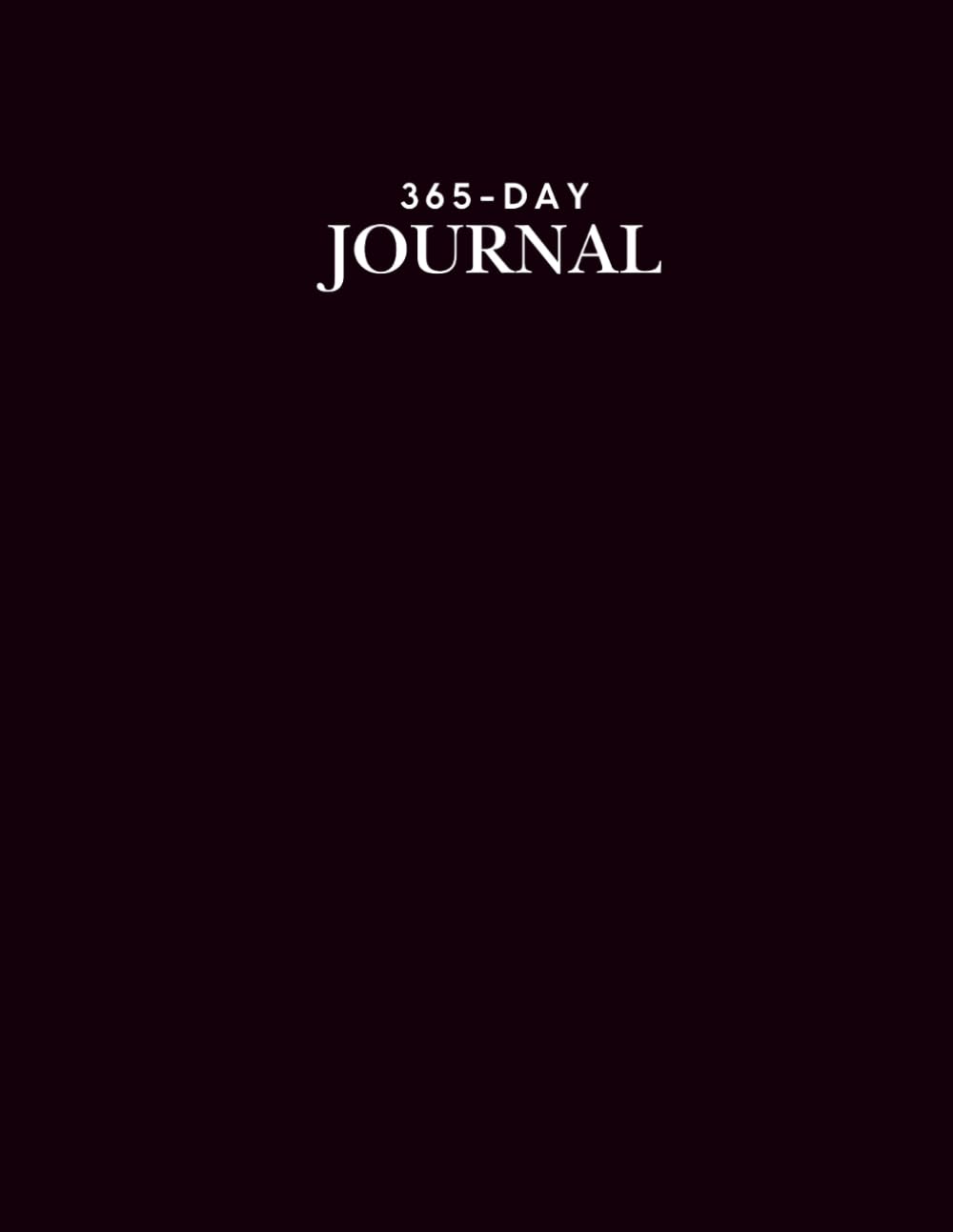 365 Day Journal