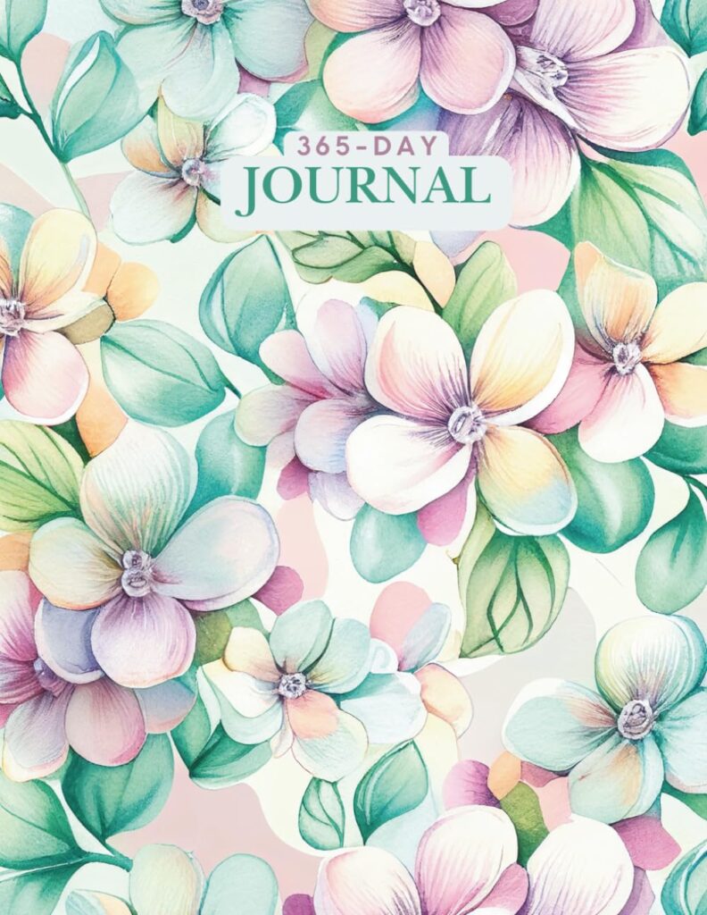 365-Day Undated Journal.
Lined Notebook for Daily Writing