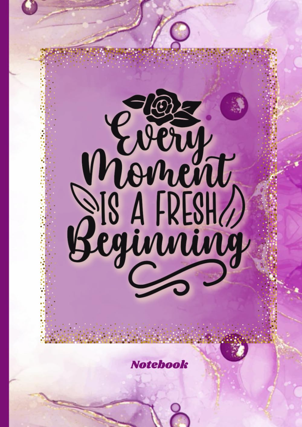 Notebook with inspiration quotes