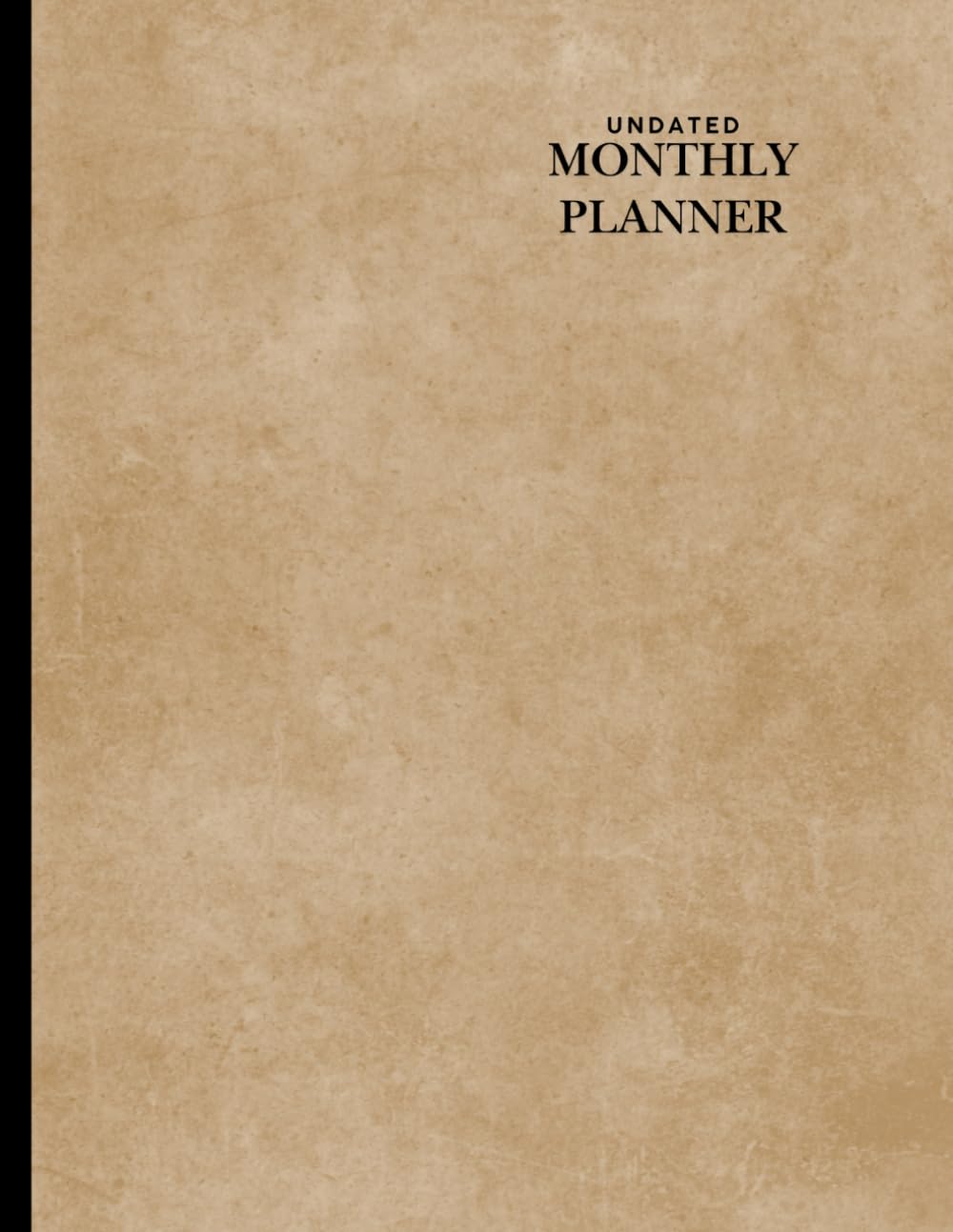 undated monthly planner 12 month